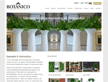 Tablet Screenshot of botanico.nl