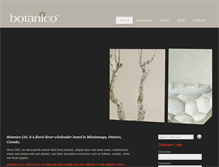 Tablet Screenshot of botanico.ca